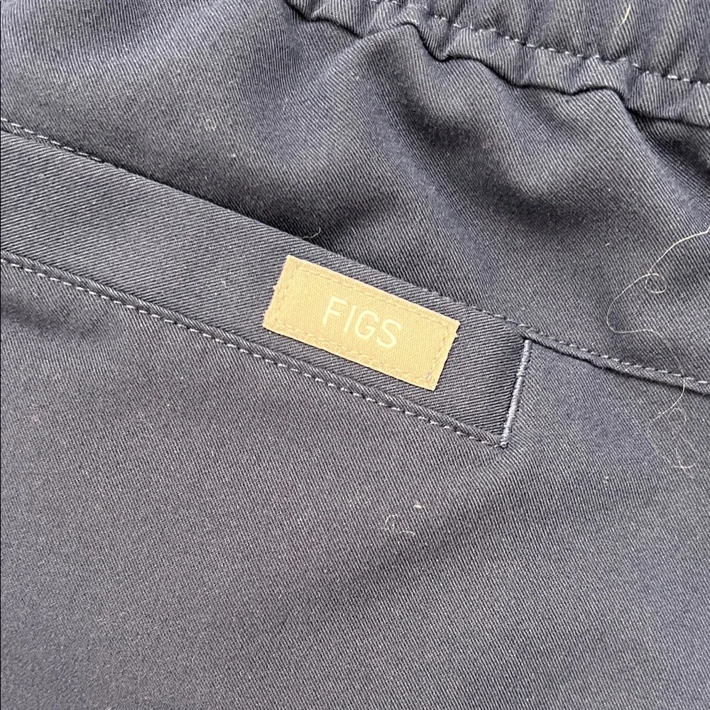 Figs Men's Deep Blue Joggers with White Drawstring